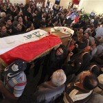 Christians mourn dead.