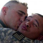 military kiss Gays Celebrate Repeal